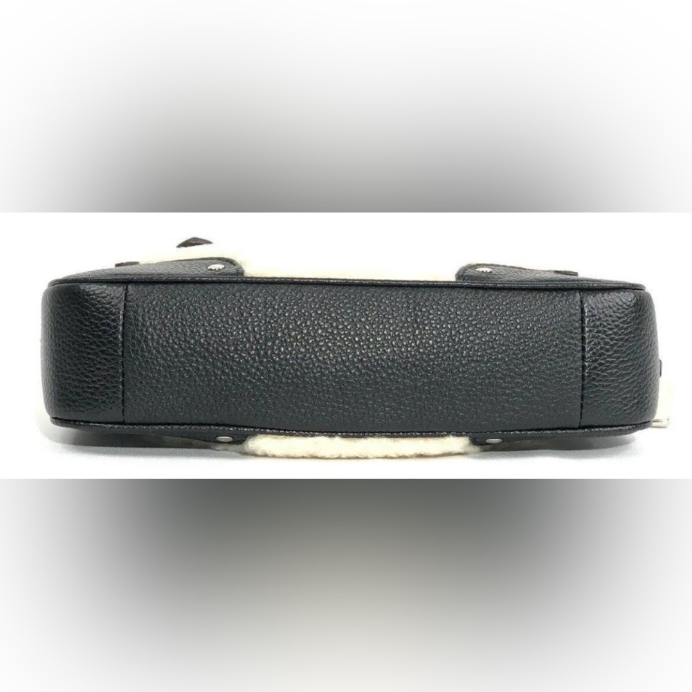 Coach Small Rhyder Pochette Crossbody in Shearling EUC - Picture 2 of 11